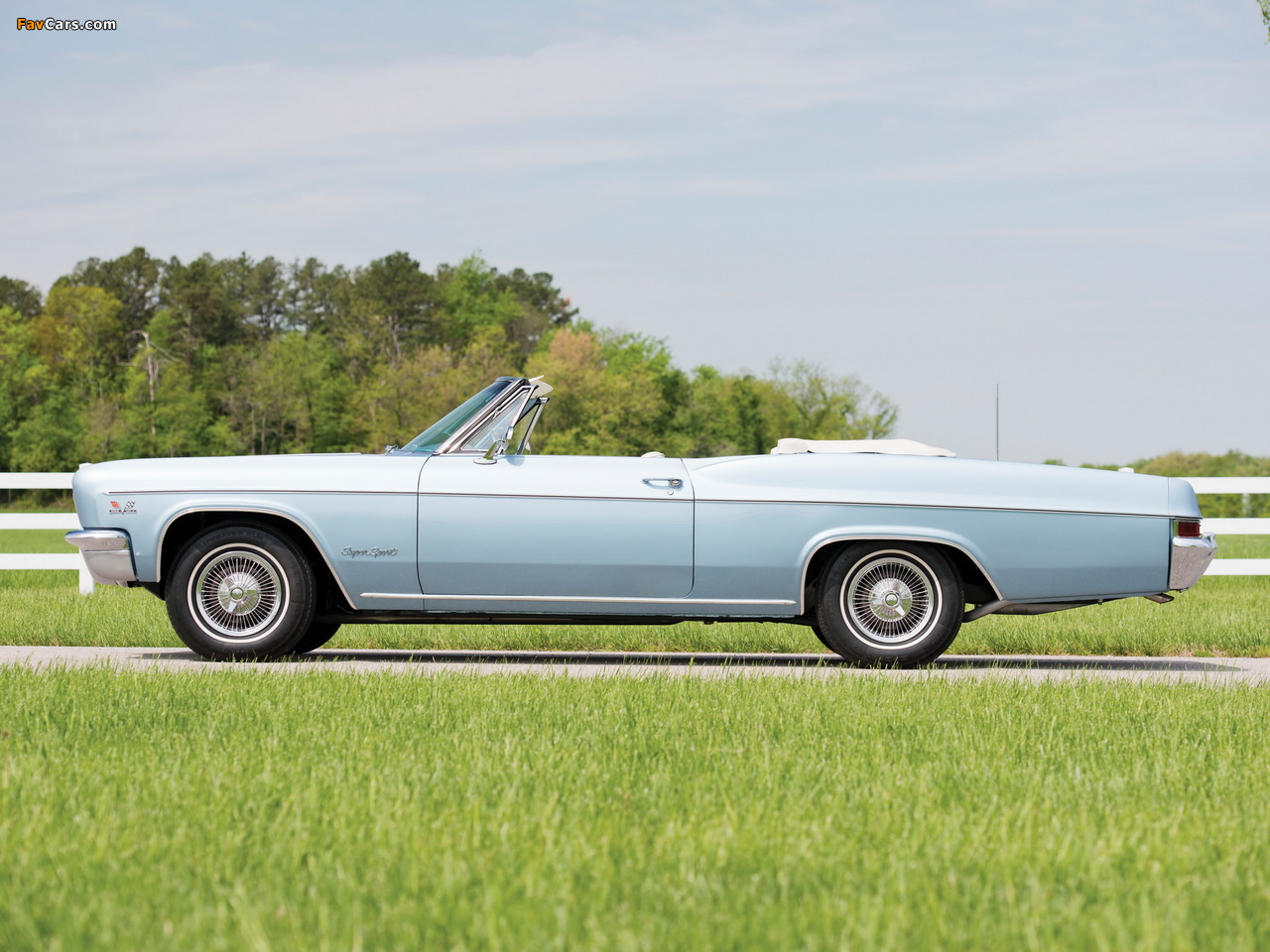 Chevrolet Impala SS 396/325 Convertible (6867) 1966 wallpapers (1280 x 960)