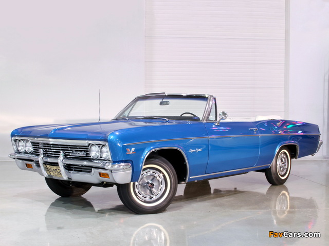 Chevrolet Impala SS Convertible 1966 wallpapers (640 x 480)