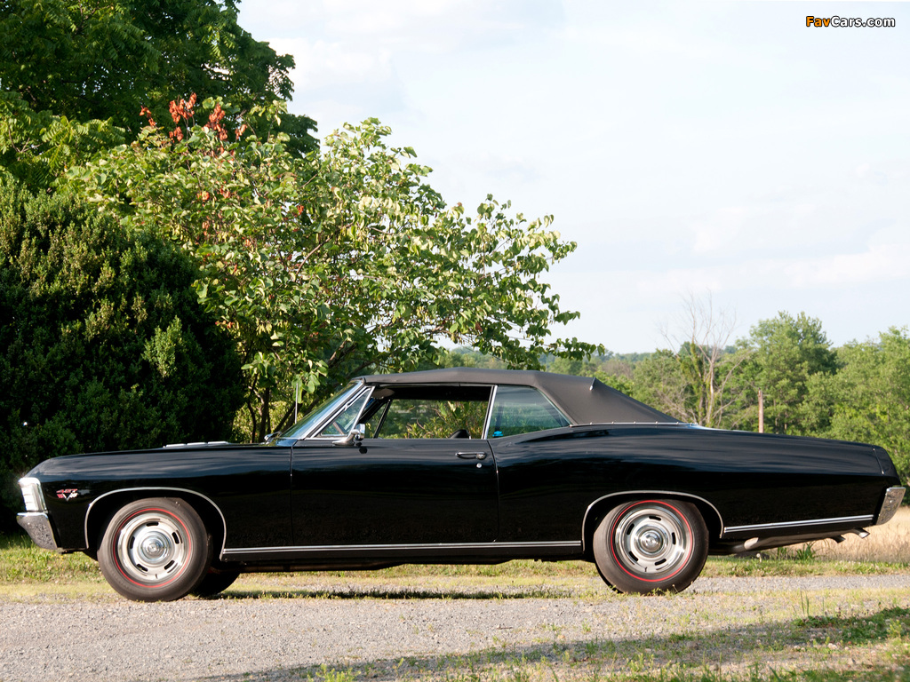 Chevrolet Impala SS 427 Convertible 1967 pictures (1024 x 768)