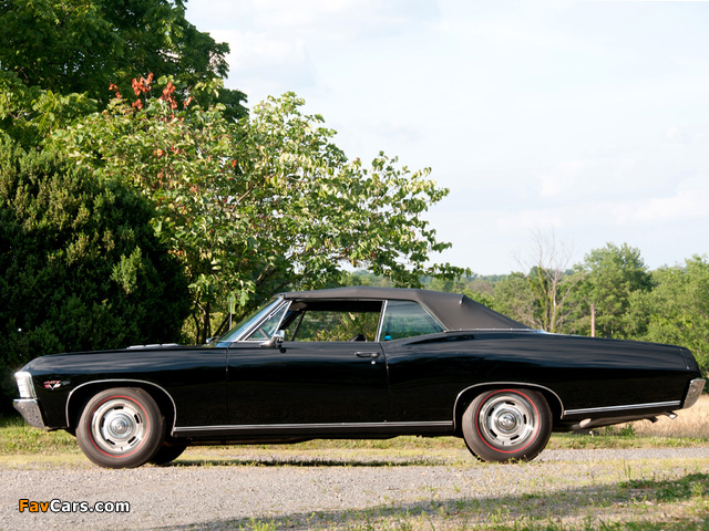 Chevrolet Impala SS 427 Convertible 1967 pictures (640 x 480)