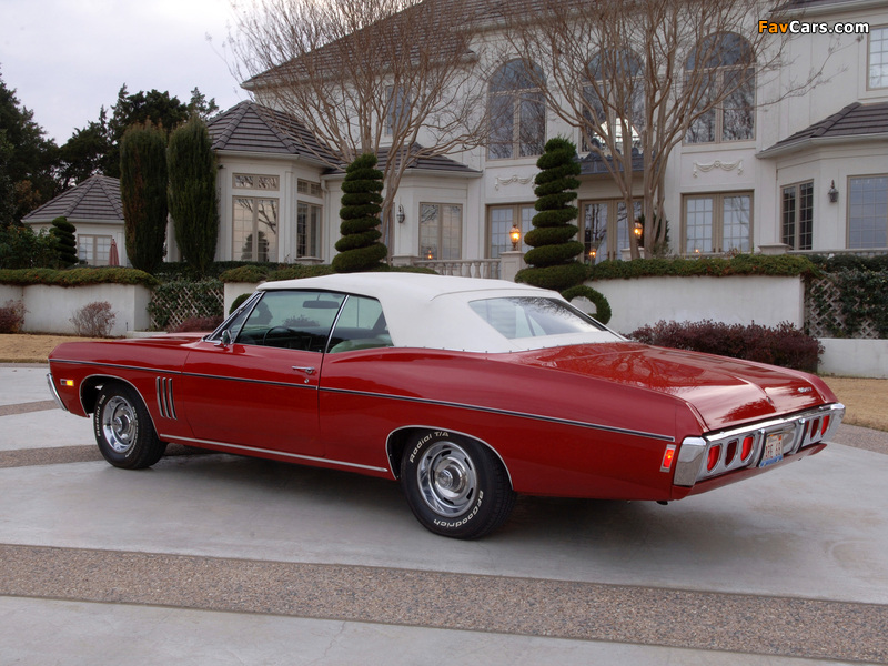 Chevrolet Impala SS 427 Convertible 1968 pictures (800 x 600)
