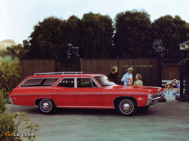 Chevrolet Impala Station Wagon 1968 pictures (640 x 480)