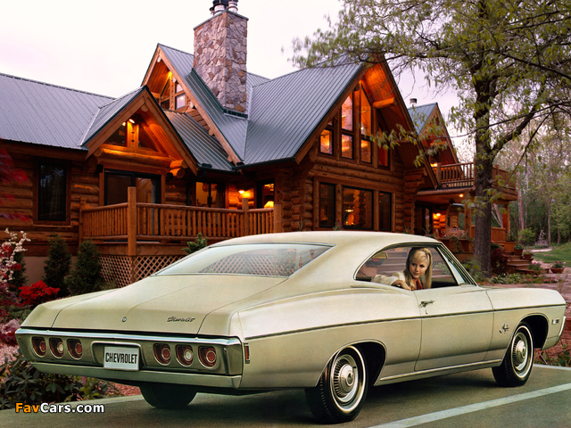 Chevrolet Impala Sport Coupe 1968 wallpapers (640 x 480)