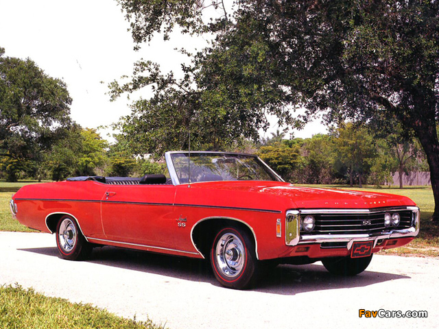 Chevrolet Impala SS Convertible 1969 photos (640 x 480)