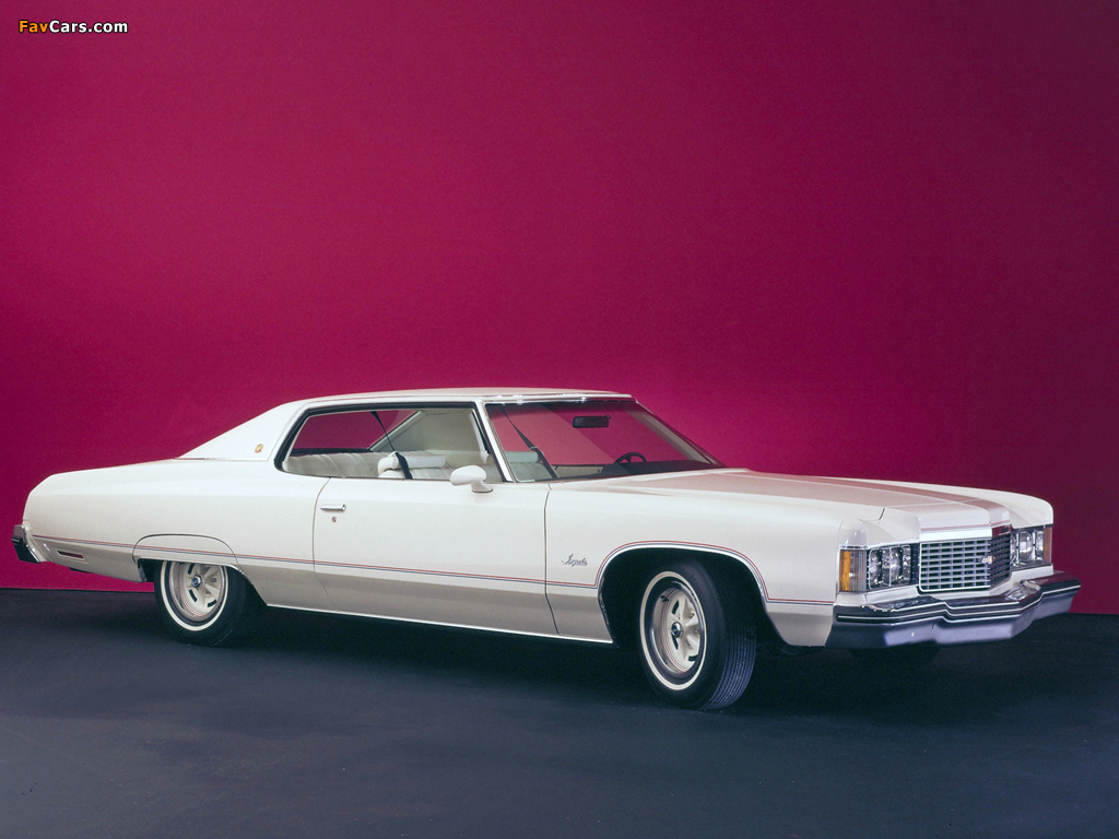 Chevrolet Impala Sport Coupe Spirit of America 1974 photos (1024 x 768)