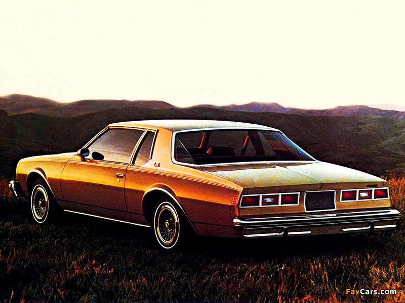 Chevrolet Impala Coupe 1979 images (800 x 600)
