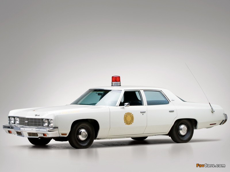 Chevrolet Impala Sedan Fire Chiefs Car (L69) 1973 images (800 x 600)