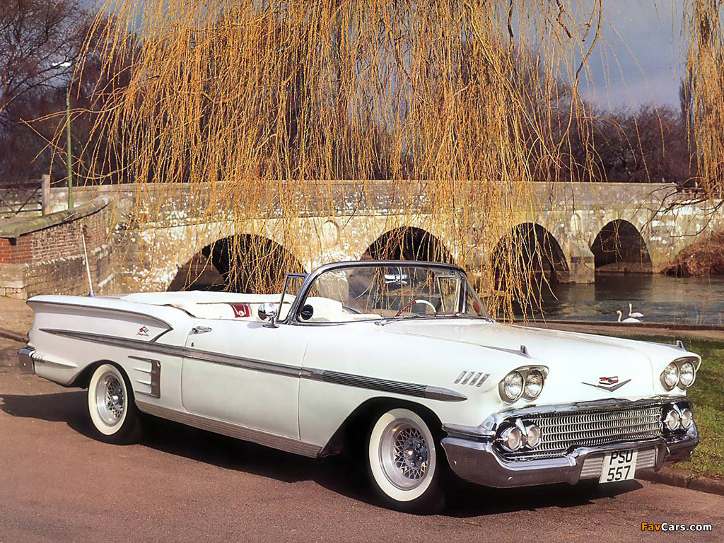 Images of Chevrolet Bel Air Impala Convertible 1958 (1024 x 768)