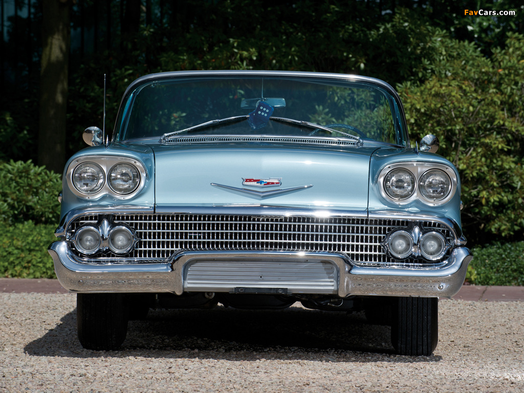 Images of Chevrolet Bel Air Impala Convertible (F1867) 1958 (1024 x 768)