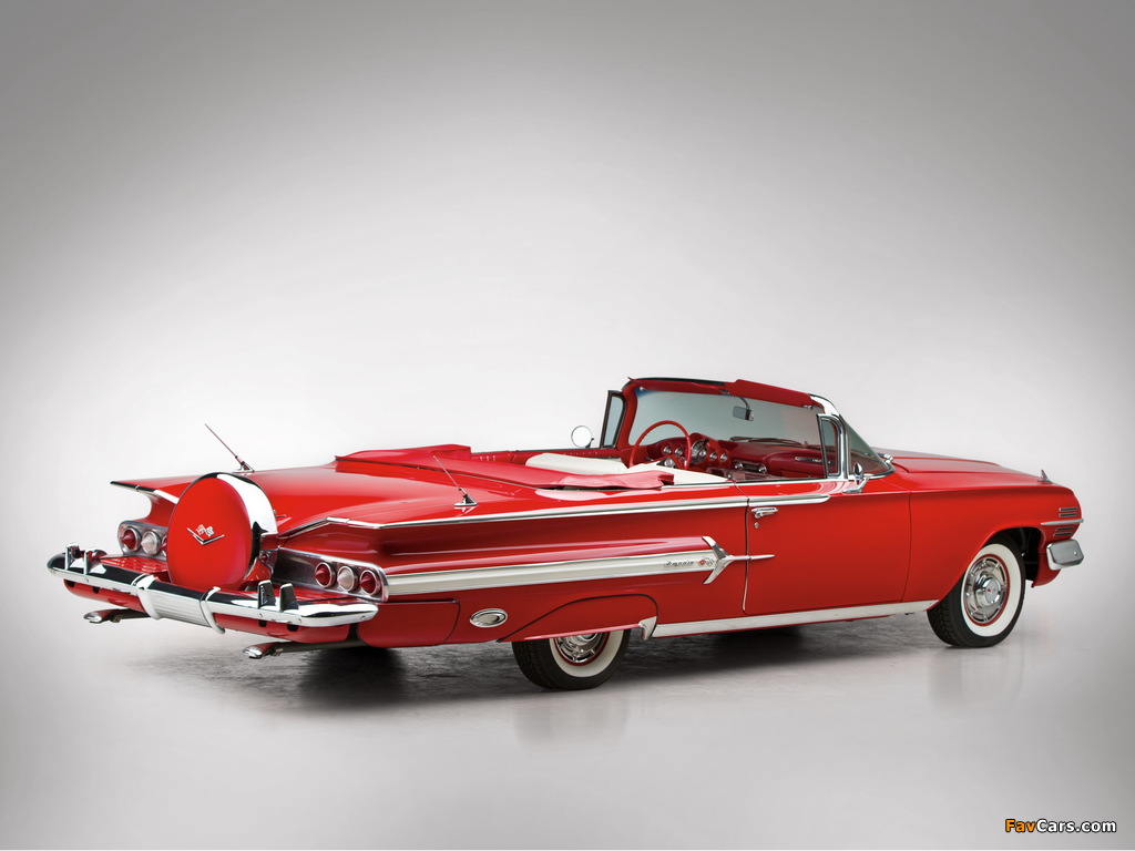 Images of Chevrolet Impala 348 Special Turbo-Thrust Convertible 1960 (1024 x 768)