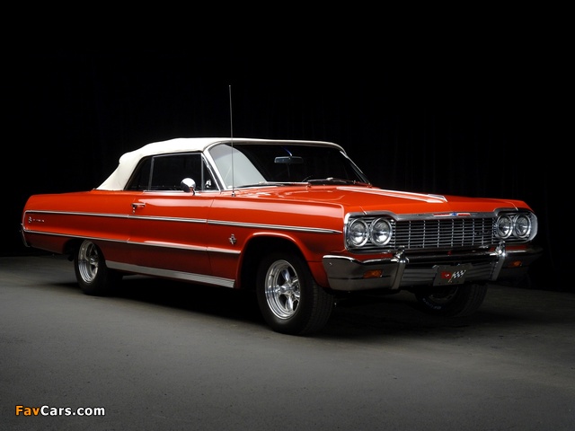Images of Chevrolet Impala Convertible (17/18-67) 1964 (640 x 480)