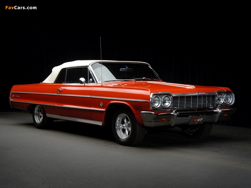 Images of Chevrolet Impala Convertible (17/18-67) 1964 (800 x 600)