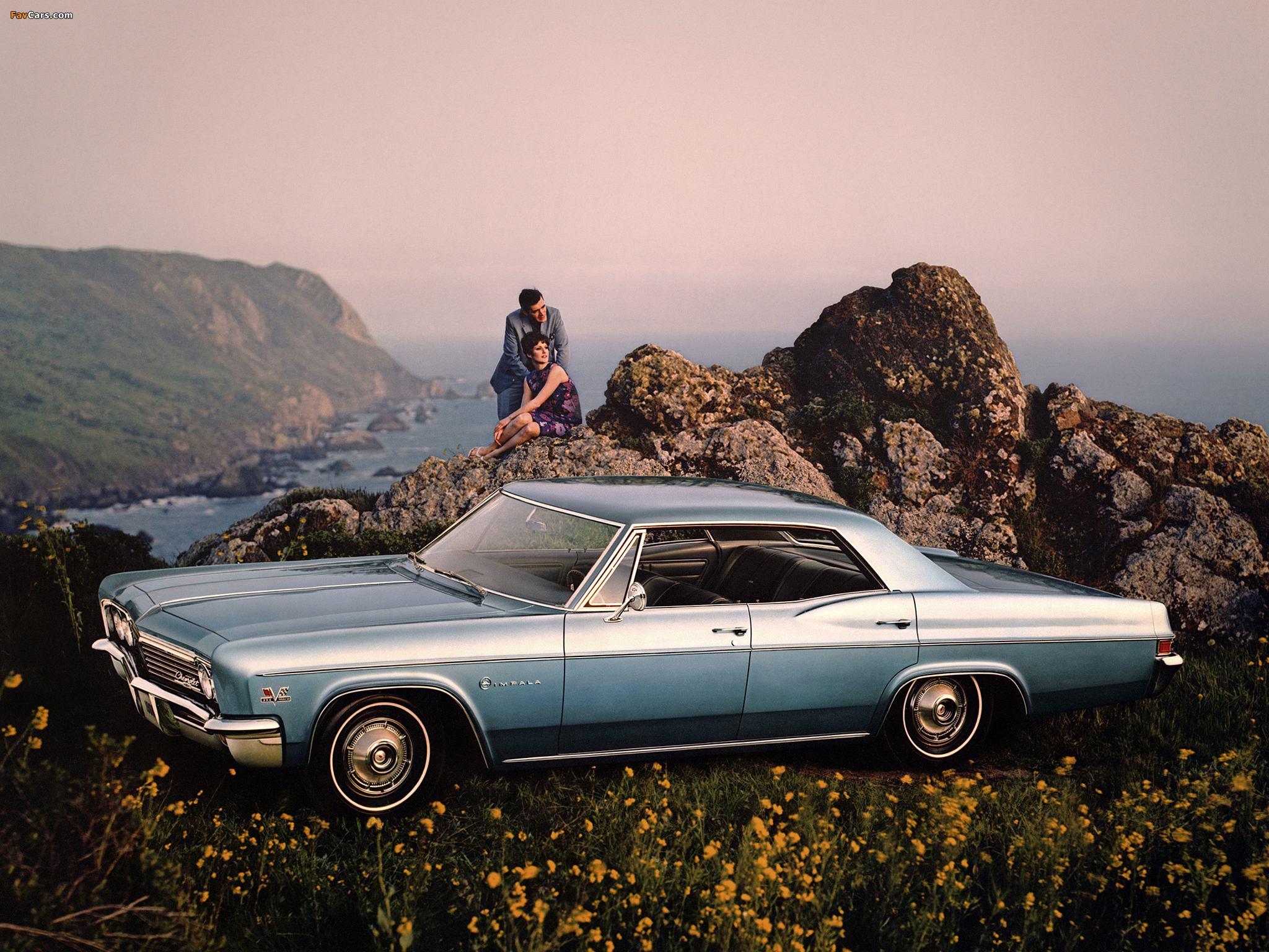Images of Chevrolet Impala Sport Sedan (16439) 1966 (2048 x 1536)