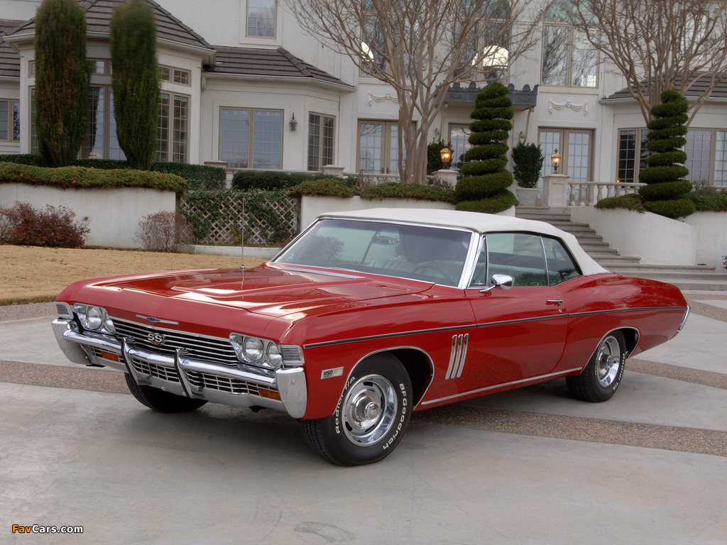 Images of Chevrolet Impala SS 427 Convertible 1968 (1024 x 768)