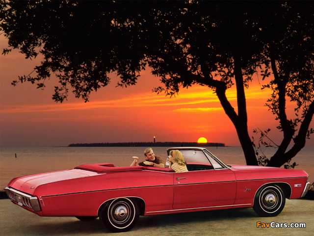 Images of Chevrolet Impala Convertible (16467) 1968 (640 x 480)