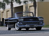 Photos of Chevrolet Bel Air Impala 348 Super Turbo-Thrust Tri-Power Convertible 1958