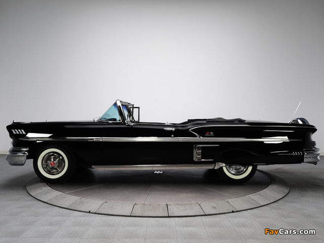 Photos of Chevrolet Bel Air Impala 348 Super Turbo-Thrust Tri-Power Convertible 1958 (640 x 480)