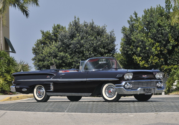 Photos of Chevrolet Bel Air Impala 348 Super Turbo-Thrust Tri-Power Convertible 1958