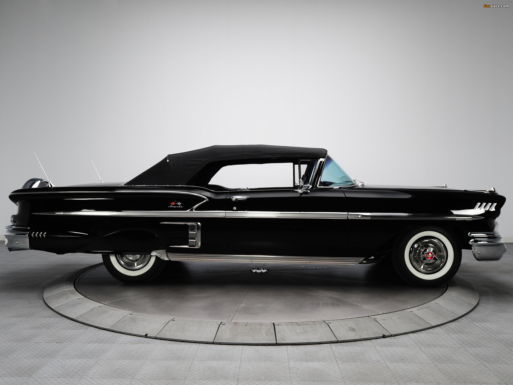 Photos of Chevrolet Bel Air Impala 348 Super Turbo-Thrust Tri-Power Convertible 1958 (2048 x 1536)