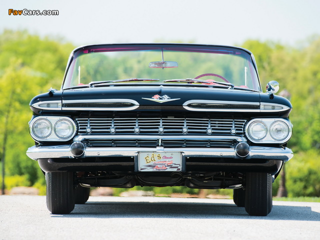 Photos of Chevrolet Impala Convertible 1959 (640 x 480)