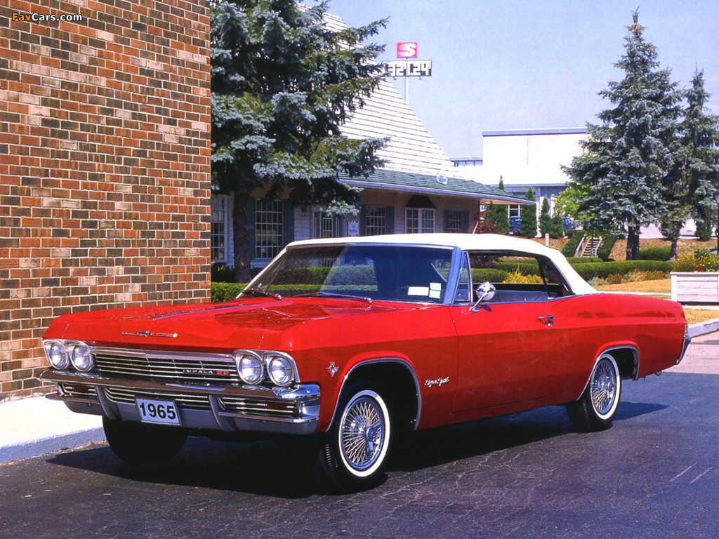 Photos of Chevrolet Impala SS Convertible 1965 (1024 x 768)
