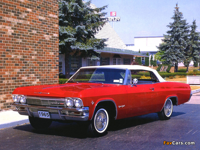 Photos of Chevrolet Impala SS Convertible 1965 (640 x 480)