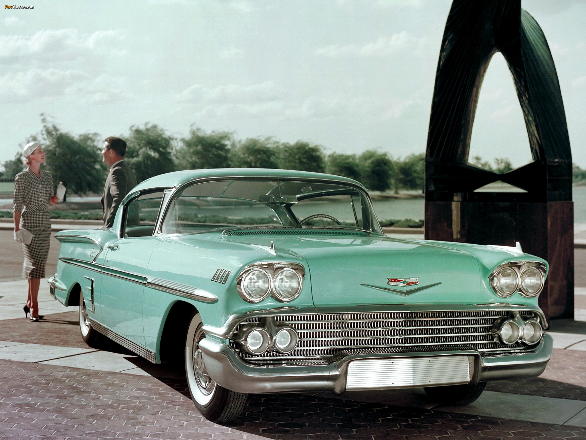 Pictures of Chevrolet Bel Air Impala (E58) 1958 (2048 x 1536)