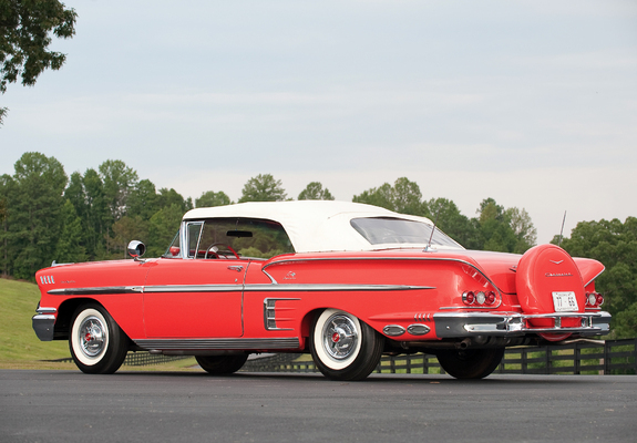 Pictures of Chevrolet Impala 283 Ramjet Convertible 1958