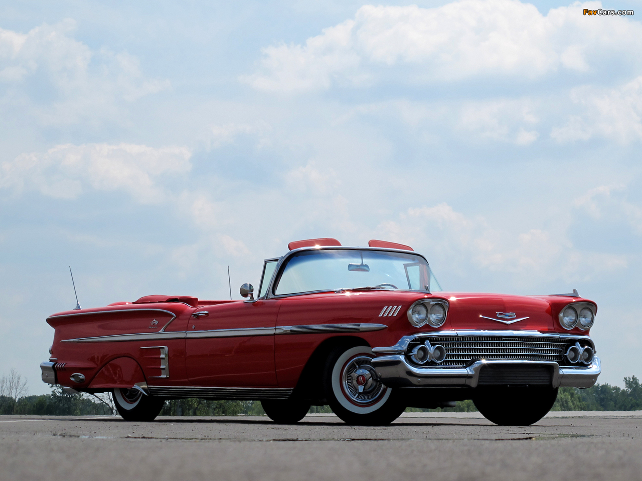 Pictures of Chevrolet Bel Air Impala Convertible (F1867) 1958 (1280 x 960)