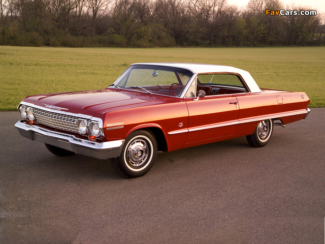Pictures of Chevrolet Impala Sport Coupe 1963 (640 x 480)