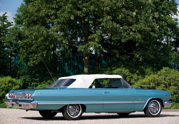 Pictures of Chevrolet Impala SS Convertible (1467) 1963