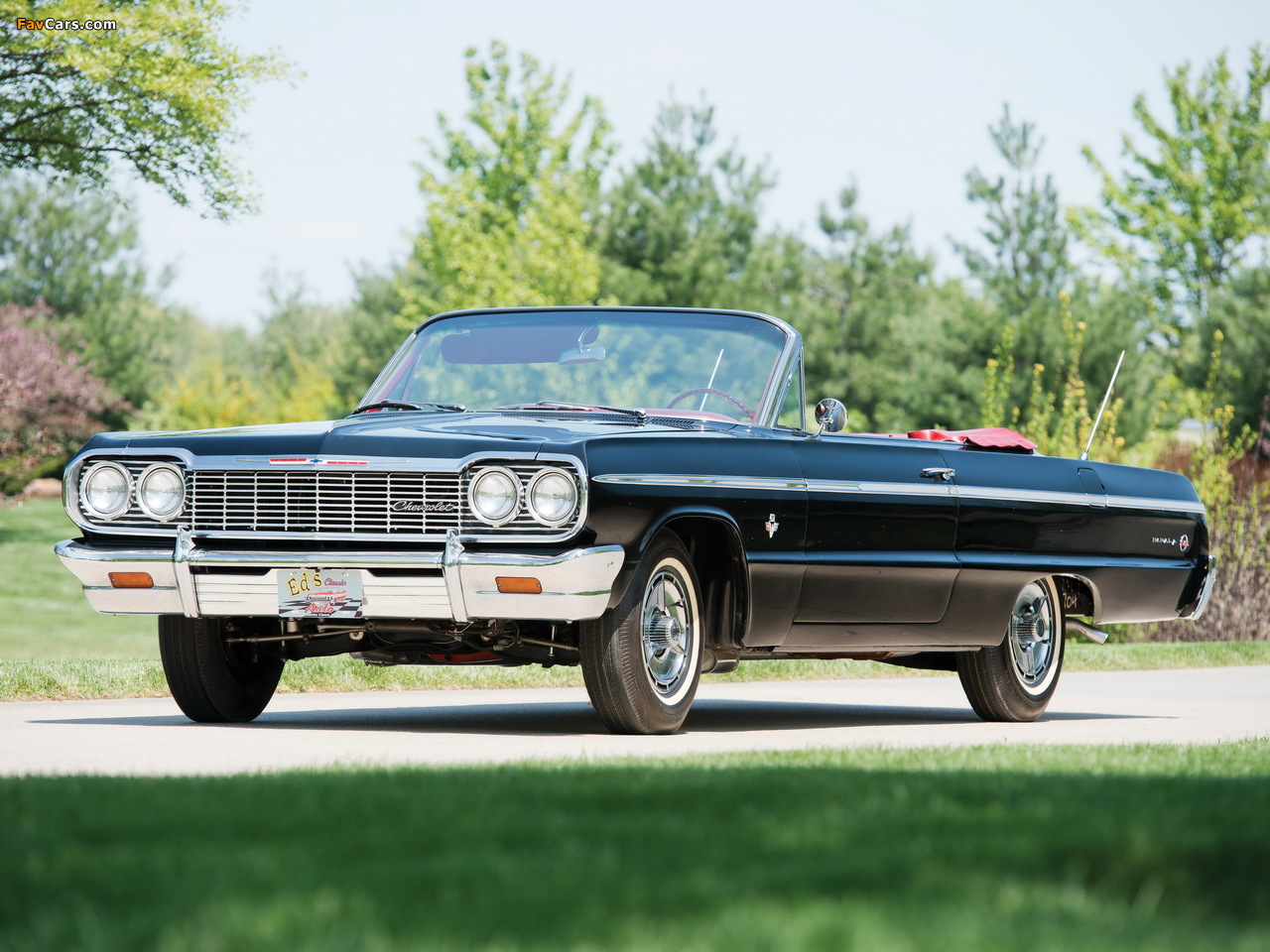 Pictures of Chevrolet Impala SS Convertible (13/14-67) 1964 (1280 x 960)