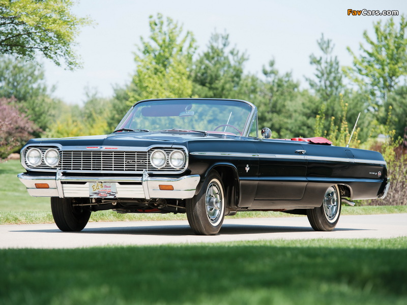 Pictures of Chevrolet Impala SS Convertible (13/14-67) 1964 (800 x 600)