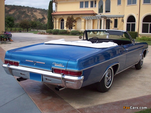 Pictures of Chevrolet Impala SS Convertible 1966 (640 x 480)