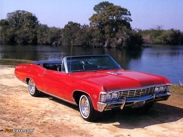 Pictures of Chevrolet Impala SS 427 Convertible 1967 (640 x 480)