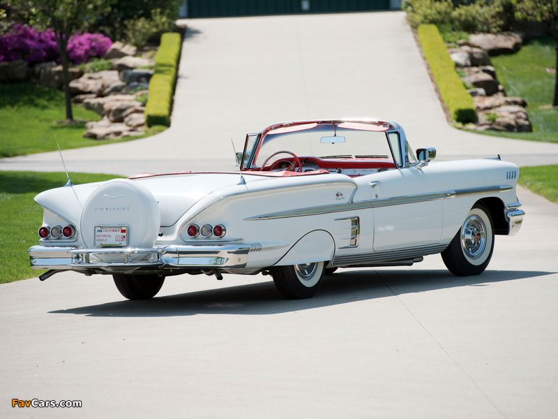 Chevrolet Bel Air Impala Convertible (F1867) 1958 wallpapers (800 x 600)