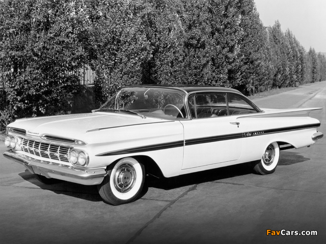 Chevrolet Impala Sport Coupe 1959 wallpapers (640 x 480)