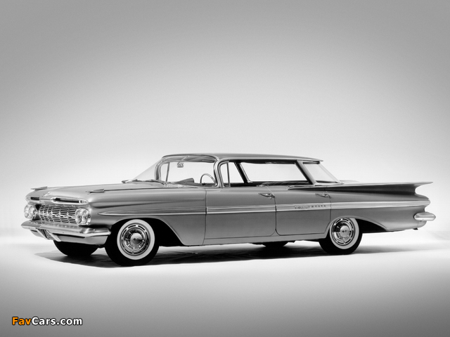 Chevrolet Impala Sport Sedan 1959 wallpapers (640 x 480)