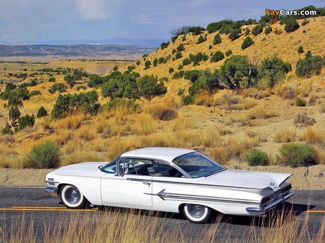 Chevrolet Impala Sport Coupe 1960 wallpapers (640 x 480)