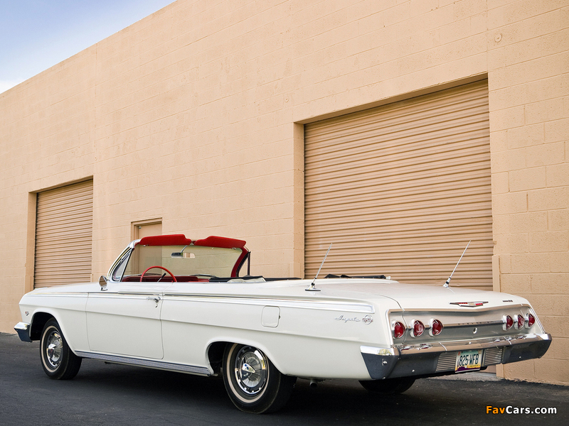 Chevrolet Impala SS Convertible 1962 wallpapers (800 x 600)