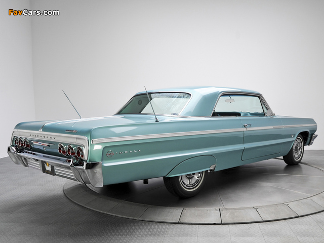 Chevrolet Impala SS Sport Coupe (13/14-47) 1964 wallpapers (640 x 480)