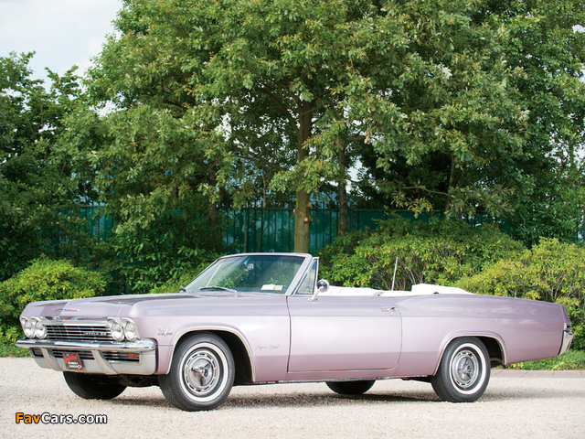 Chevrolet Impala SS Convertible 1965 wallpapers (640 x 480)