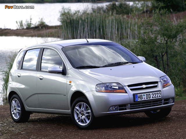 Chevrolet Kalos 5-door (T200) 2003–08 wallpapers (640 x 480)