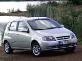 Chevrolet Kalos 5-door (T200) 2003–08 wallpapers