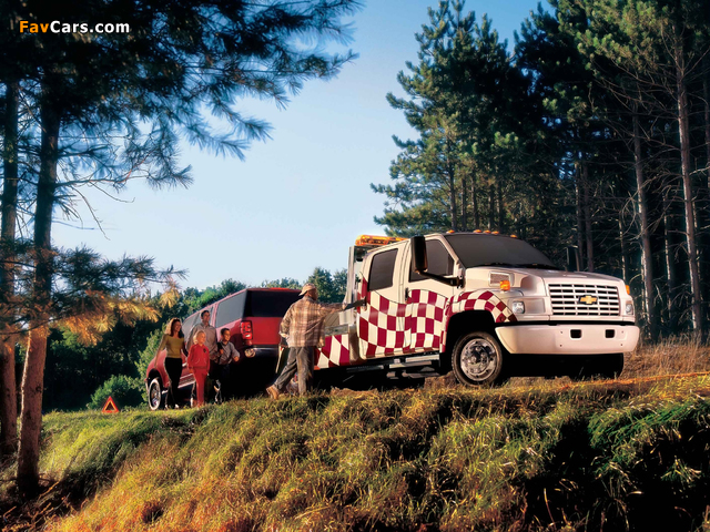Chevrolet Kodiak C4500 Crew Cab Tow Truck 2004–09 wallpapers (640 x 480)