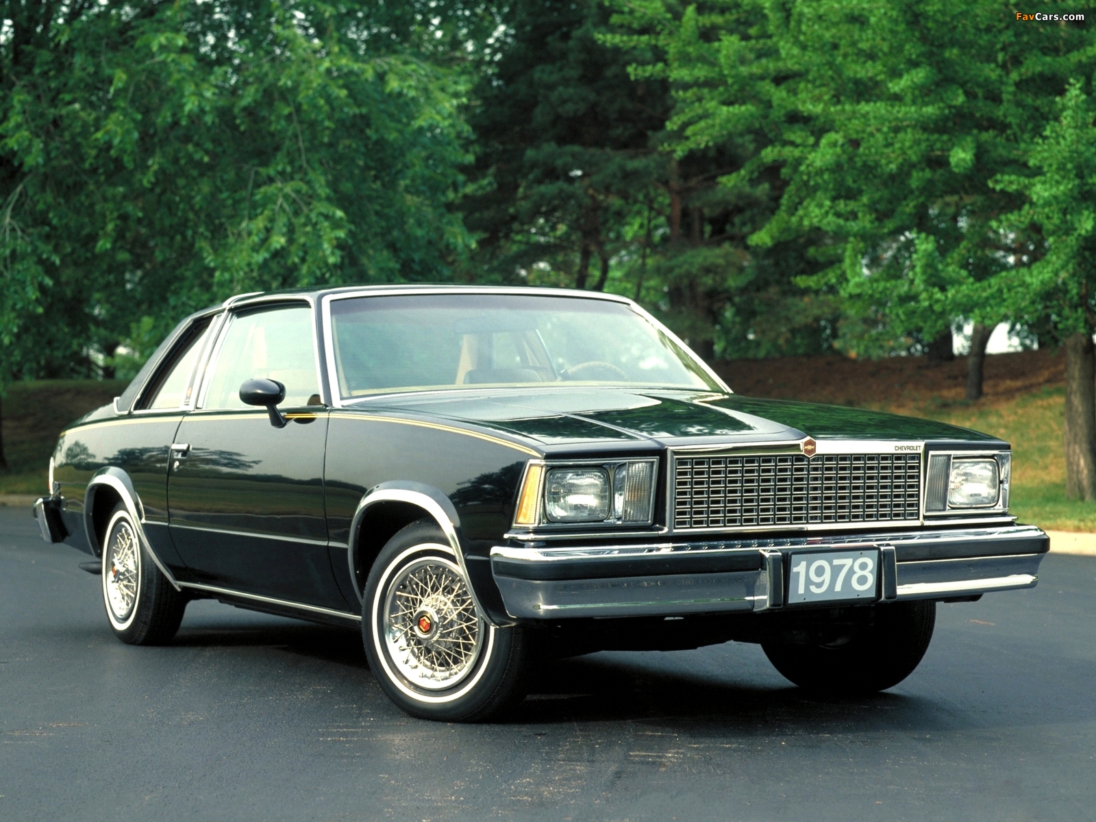 Chevrolet Malibu Classic Landau Coupe 1978 photos (1600 x 1200)