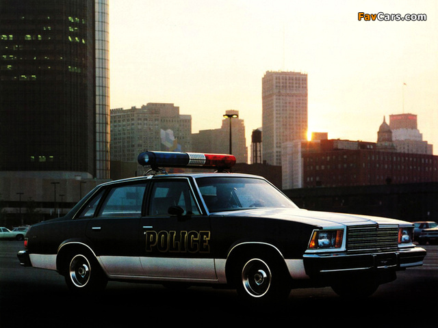 Chevrolet Malibu Police 1979 wallpapers (640 x 480)