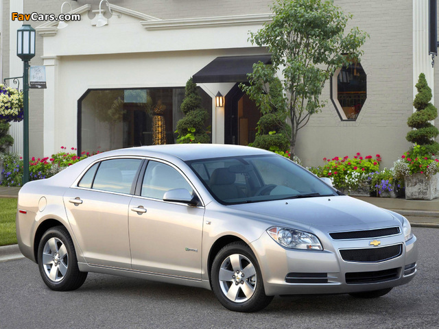 Chevrolet Malibu Hybrid 2008–11 images (640 x 480)
