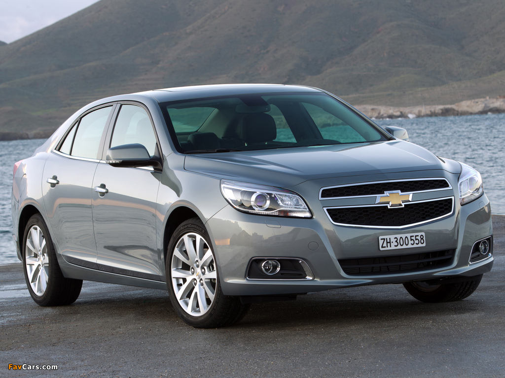 Chevrolet Malibu EU-spec 2012 wallpapers (1024 x 768)