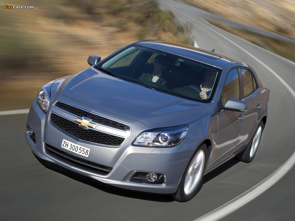 Chevrolet Malibu EU-spec 2012 wallpapers (1024 x 768)